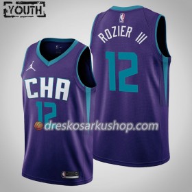 Dječji NBA Dres Charlotte Hornets Terry Rozier III 12 Jordan Brand 2019-20 Statement Edition Swingman